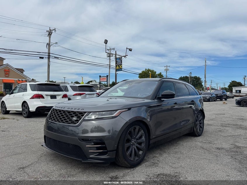 Vin: salyl2rv2ja772833, lot: 46674086, land rover range rover velar p380 se r-dynamic 20182