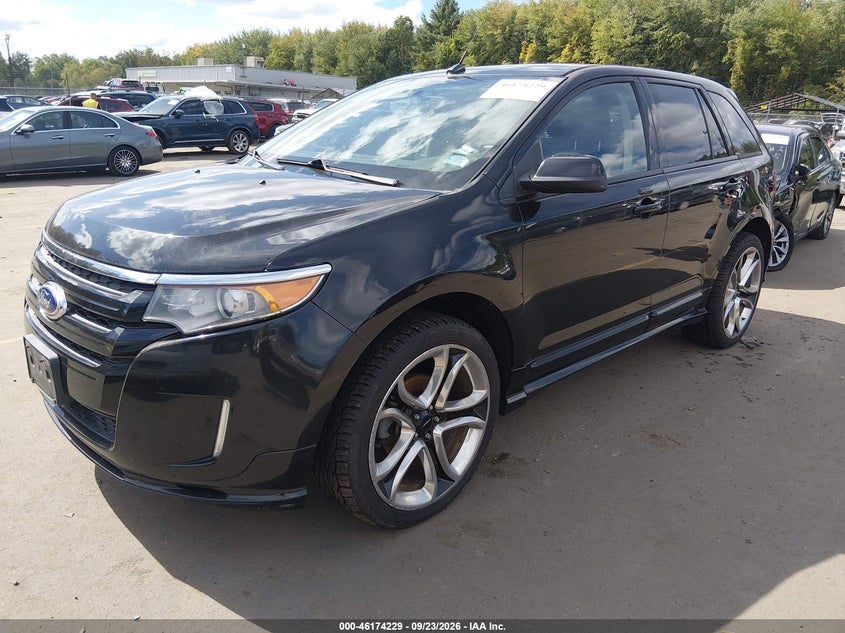 Vin: 2fmdk4ak5ebb09736, lot: 46674089, ford edge sport 20142