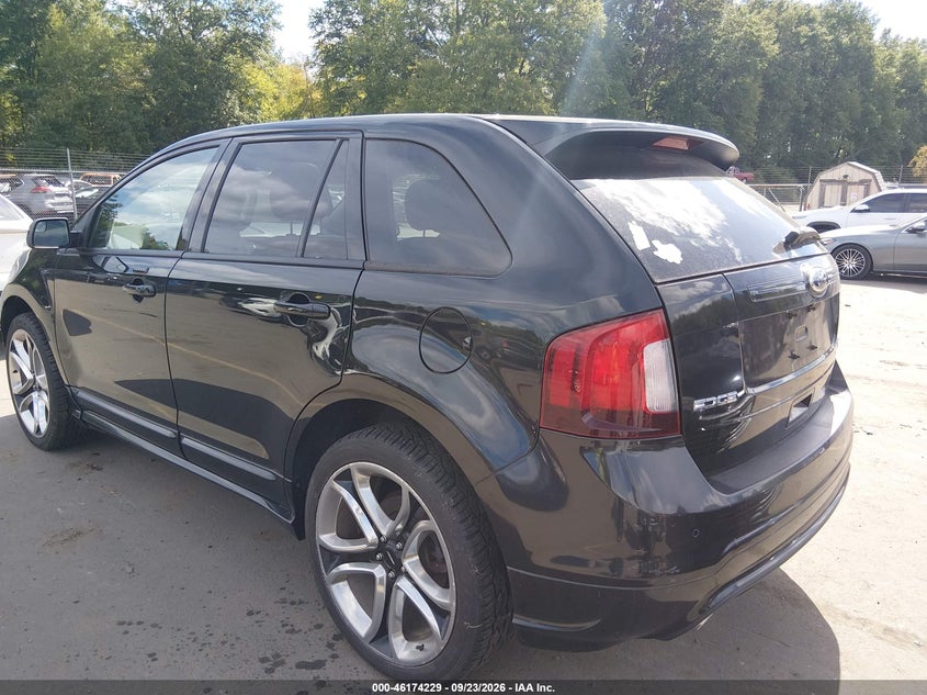 Vin: 2fmdk4ak5ebb09736, lot: 46674089, ford edge sport 20143