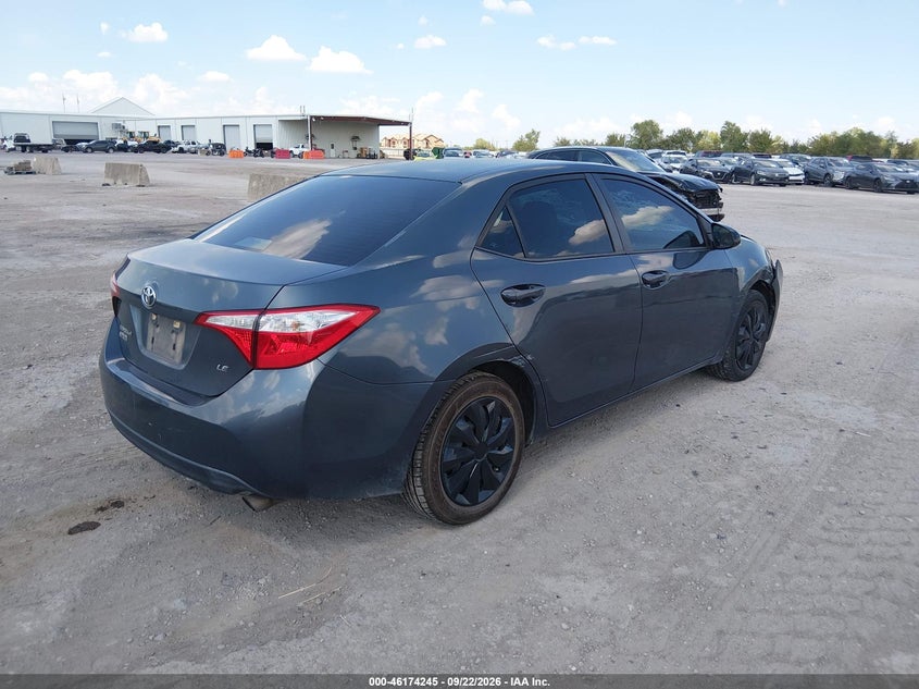 Vin: 5yfburhe6fp282113, lot: 46674105, toyota corolla le 20154