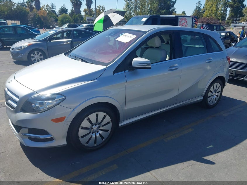 Vin: wddvp9ab9fj005521, lot: 46674153, mercedes-benz b-class electric drive 20152