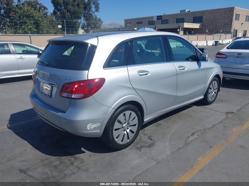 Vin: wddvp9ab9fj005521, lot: 46674153, mercedes-benz b-class electric drive 20154