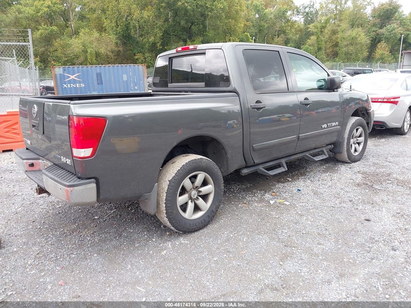 Vin: 1n6ba0ec8an303604, lot: 46674176, nissan titan se 20104