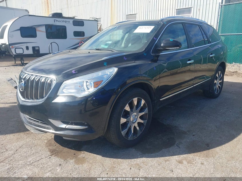 Vin: 5gakvbkd6hj210843, lot: 46674179, buick enclave leather 20172