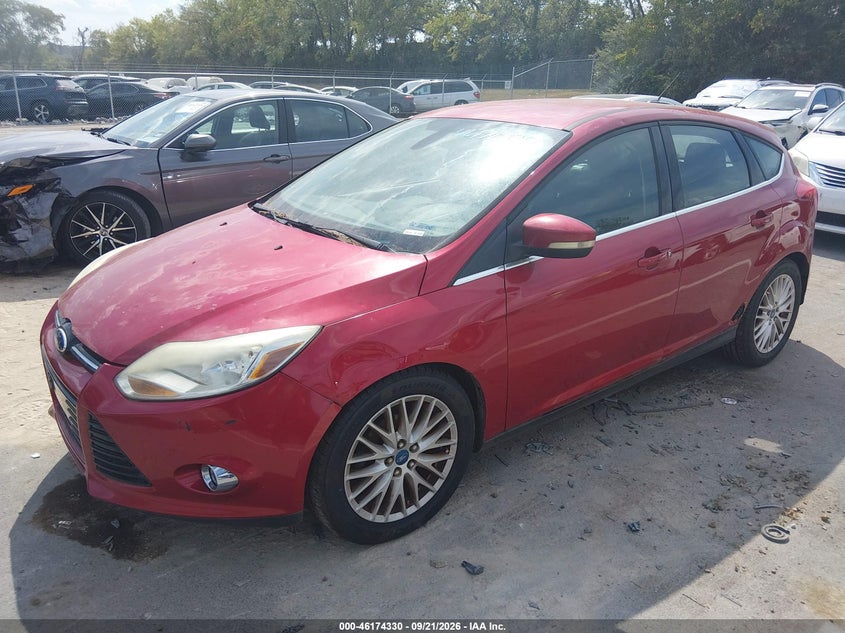 Vin: 1fahp3m27cl261968, lot: 46674190, ford focus sel 20122