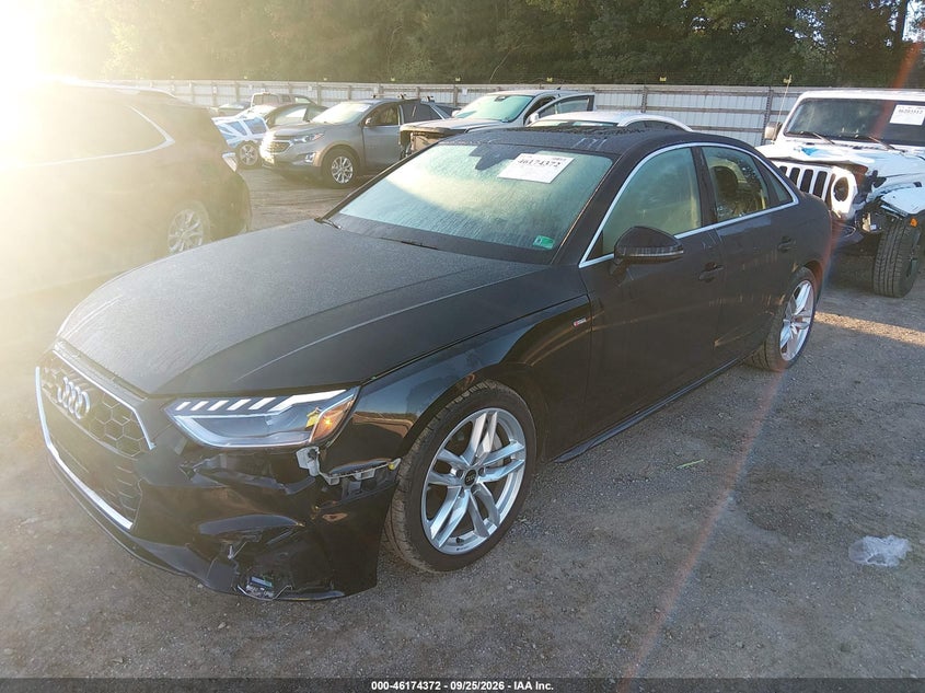 Vin: waueaaf44pn003366, lot: 46674232, audi a4 premium plus 45 tfsi s line quattro s tronic 20232