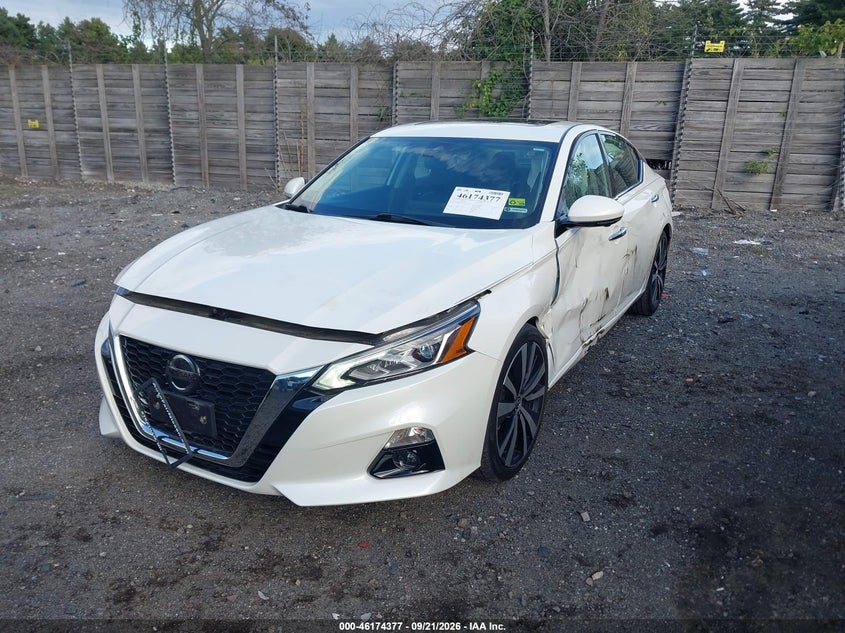 Vin: 1n4bl4fv7kc113865, lot: 46674237, nissan altima 2.5 platinum 20192