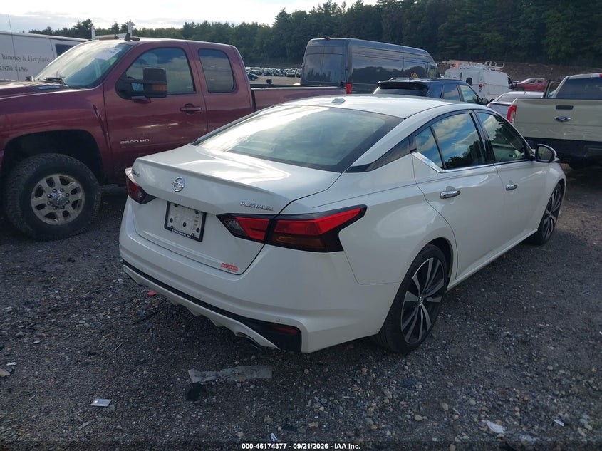 Vin: 1n4bl4fv7kc113865, lot: 46674237, nissan altima 2.5 platinum 20194