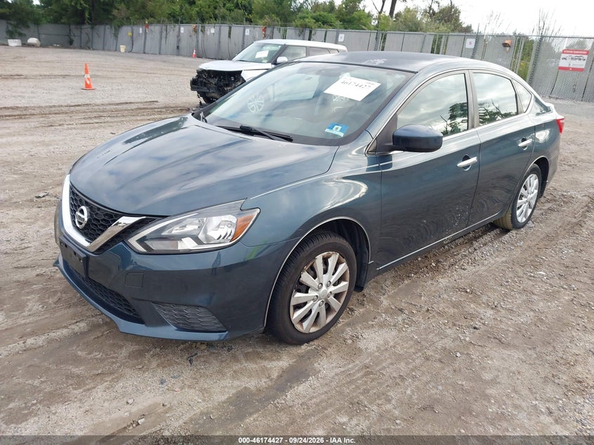 Vin: 3n1ab7ap9gy237513, lot: 46674287, nissan sentra sv 20162