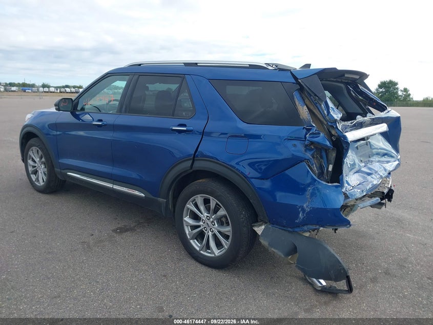 Vin: 1fmsk8fh6mga85949, lot: 46674306, ford explorer limited 20213