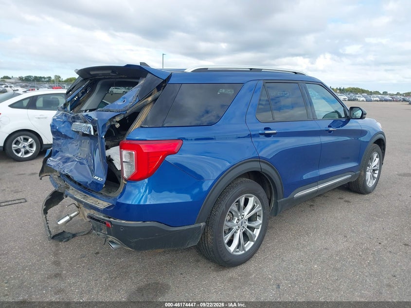 Vin: 1fmsk8fh6mga85949, lot: 46674306, ford explorer limited 20214