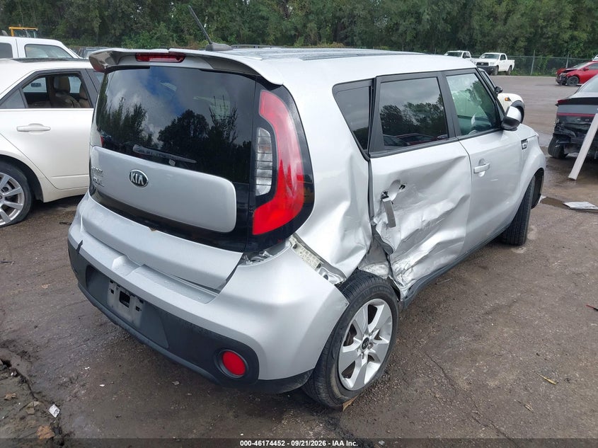 Vin: kndjn2a22h7460202, lot: 46674312, kia soul 20174