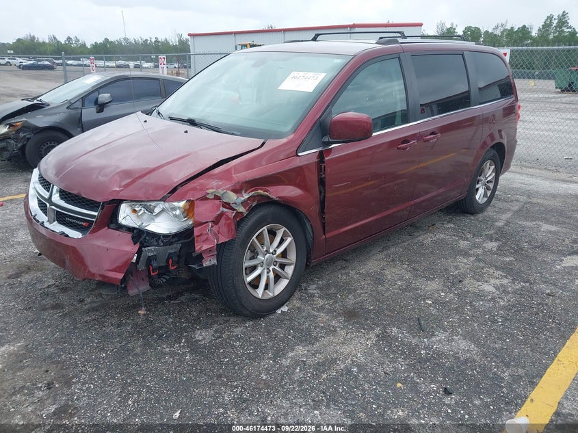 Vin: 2c4rdgcg6kr663109, lot: 46674333, dodge grand caravan sxt 20192