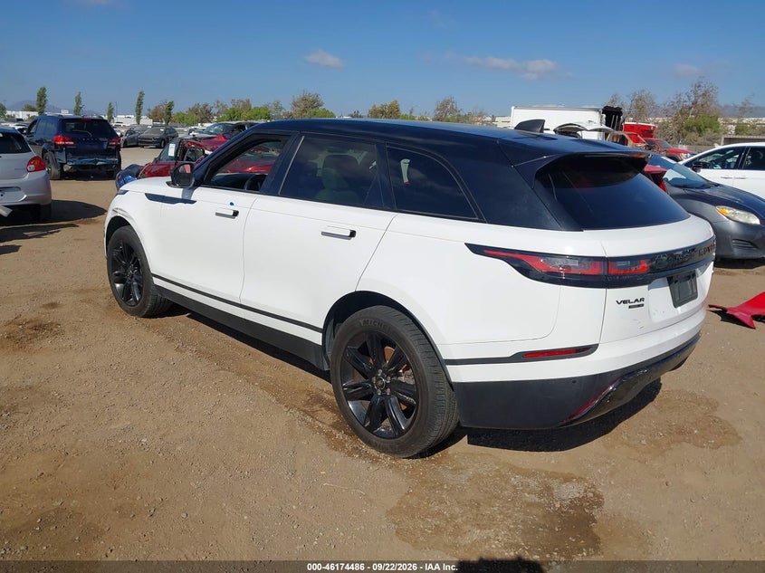 Vin: salyb2ex9ka795912, lot: 46674346, land rover range rover velar p250 s 20193