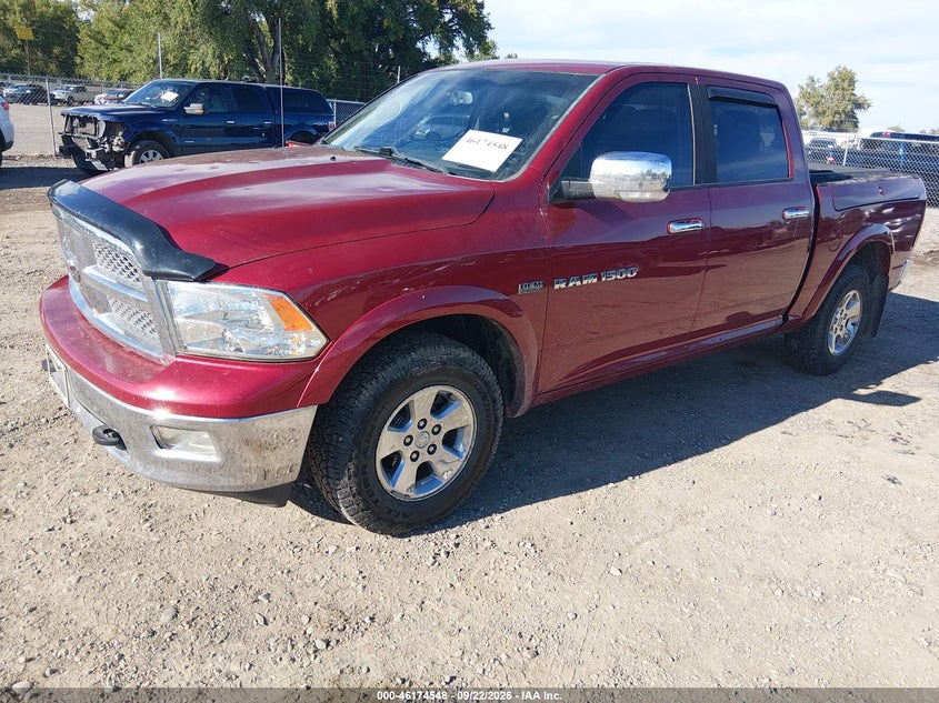 Vin: 1c6rd7nt6cs293569, lot: 46674408, ram 1500 laramie 20122