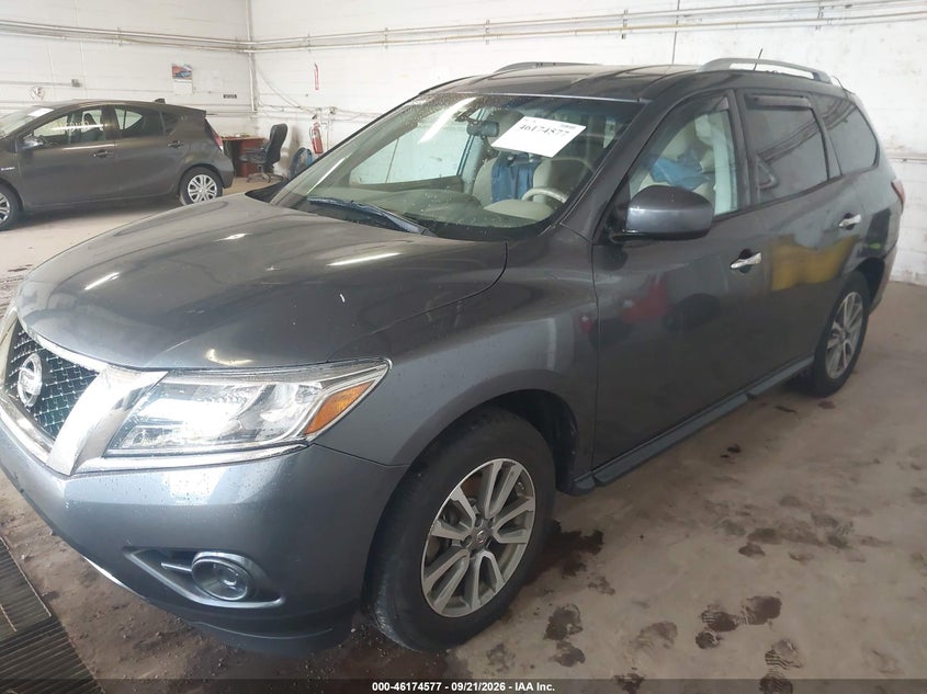 Vin: 5n1ar2mm0ec601669, lot: 46674437, nissan pathfinder sv 20142