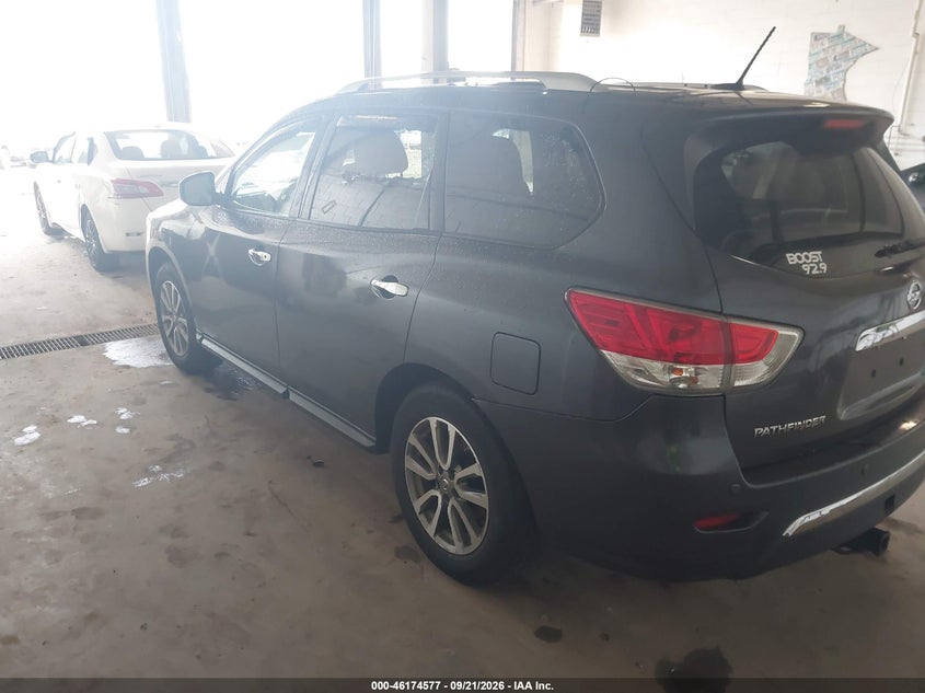 Vin: 5n1ar2mm0ec601669, lot: 46674437, nissan pathfinder sv 20143