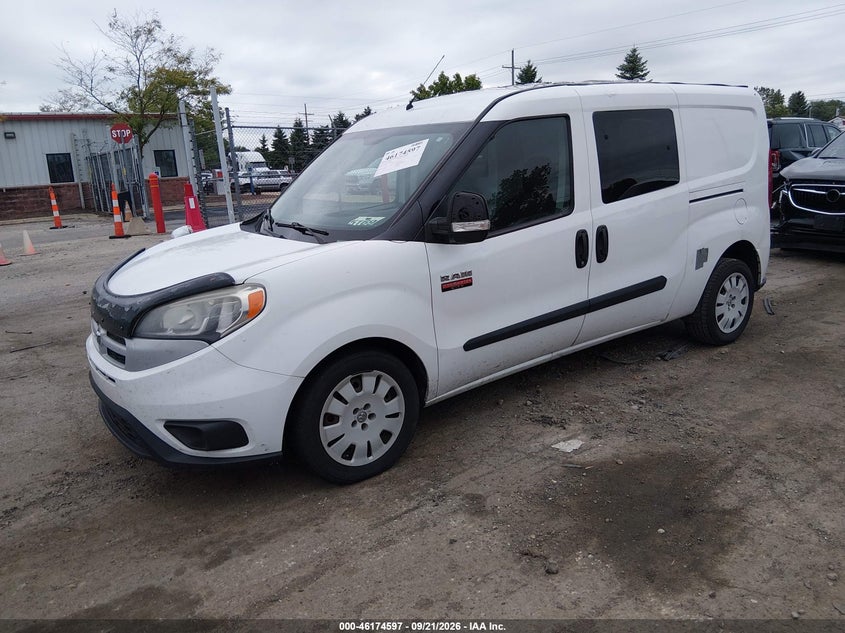 Vin: zfberfbt7g6b57088, lot: 46674457, ram promaster city tradesman slt 20162