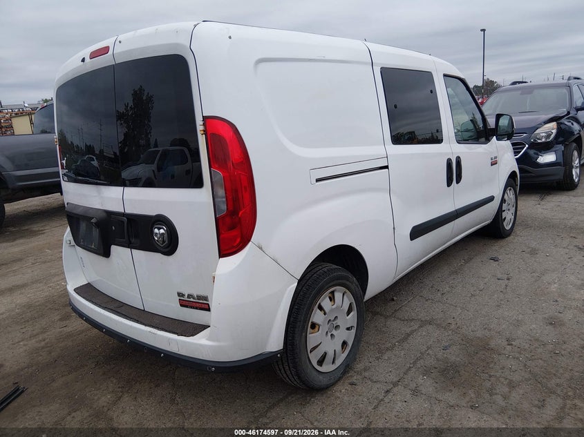 Vin: zfberfbt7g6b57088, lot: 46674457, ram promaster city tradesman slt 20164