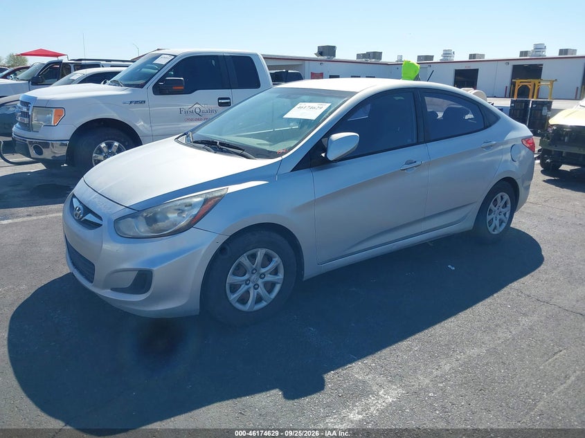 Vin: kmhct4ae9cu223006, lot: 46674489, hyundai accent gls 20122