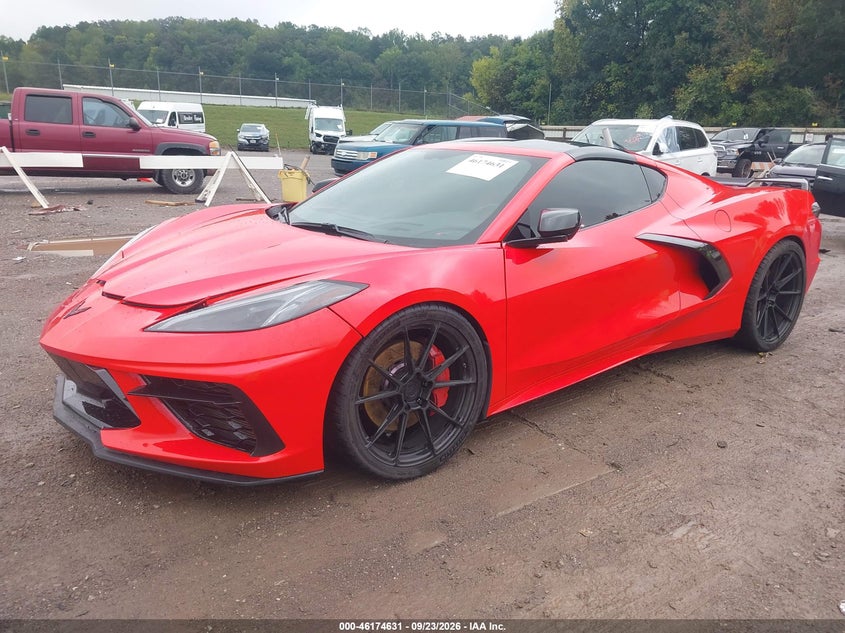 Vin: 1g1yc2d44m5113583, lot: 46674491, chevrolet corvette stingray rwd  3lt 20212