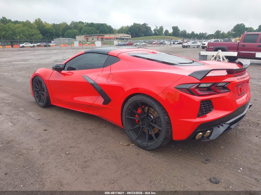 Vin: 1g1yc2d44m5113583, lot: 46674491, chevrolet corvette stingray rwd  3lt 20213