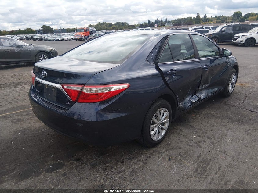Vin: 4t4bf1fk8gr526662, lot: 46674507, toyota camry le 20164