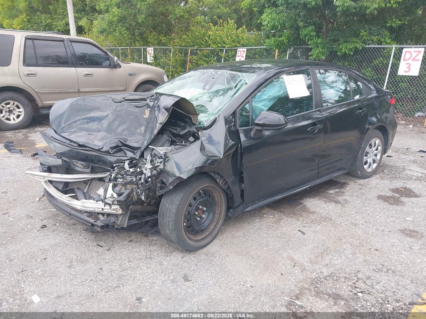 Vin: 5yfepmae5mp248484, lot: 46674523, toyota corolla le 20212
