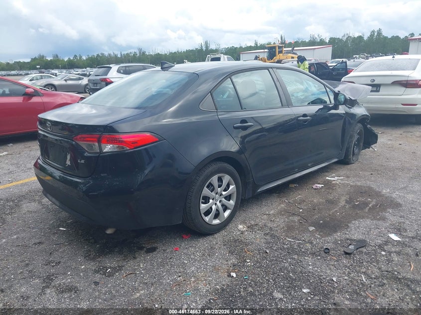 Vin: 5yfepmae5mp248484, lot: 46674523, toyota corolla le 20214