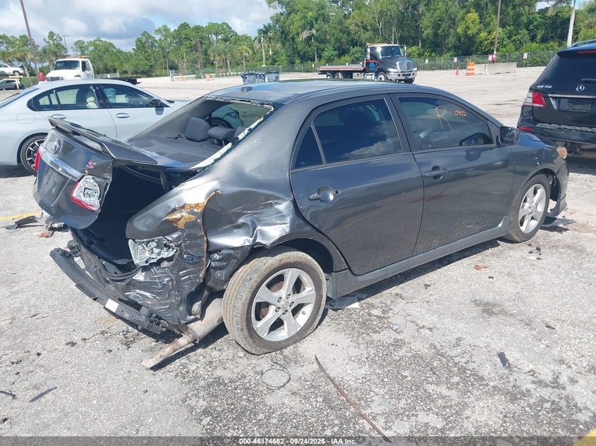 Vin: 2t1bu4ee5bc570352, lot: 46674542, toyota corolla s 20114