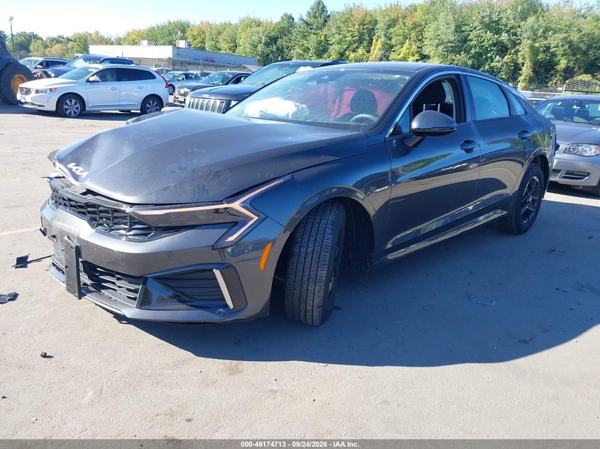Vin: knag24j77s5323735, lot: 46674573, kia k5 lxs 20252