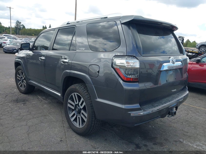 Vin: jtebu5jr7j5596554, lot: 46674576, toyota 4runner limited 20183