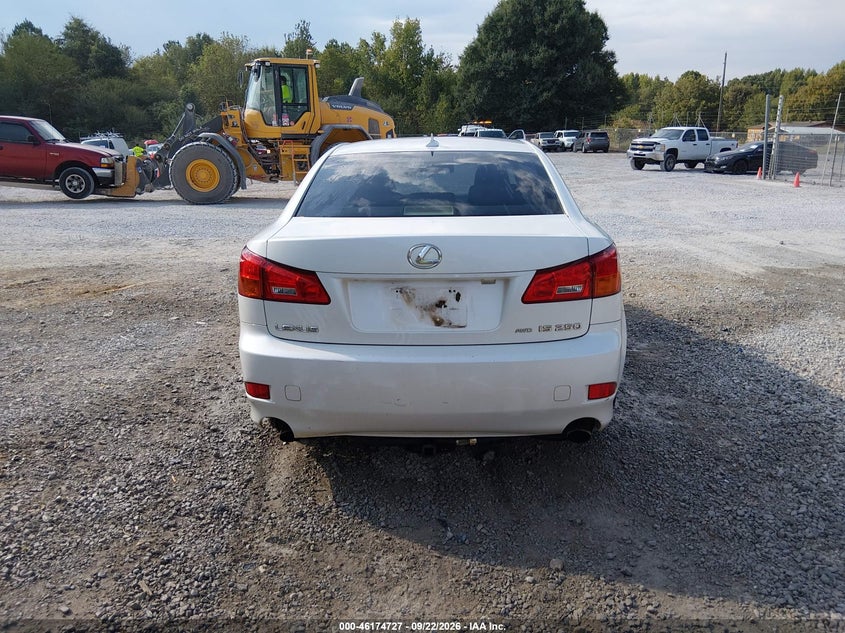 LEXUS IS 250 2008 VIN JTHCK262285018332