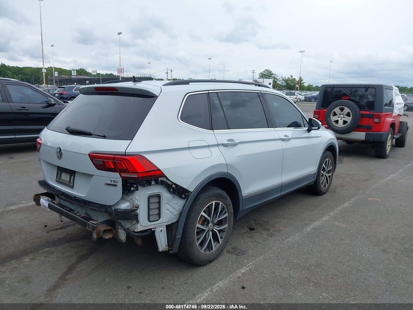 Vin: 3vv2b7ax5jm003578, lot: 46674606, volkswagen tiguan 2.0t se/2.0t sel 20184
