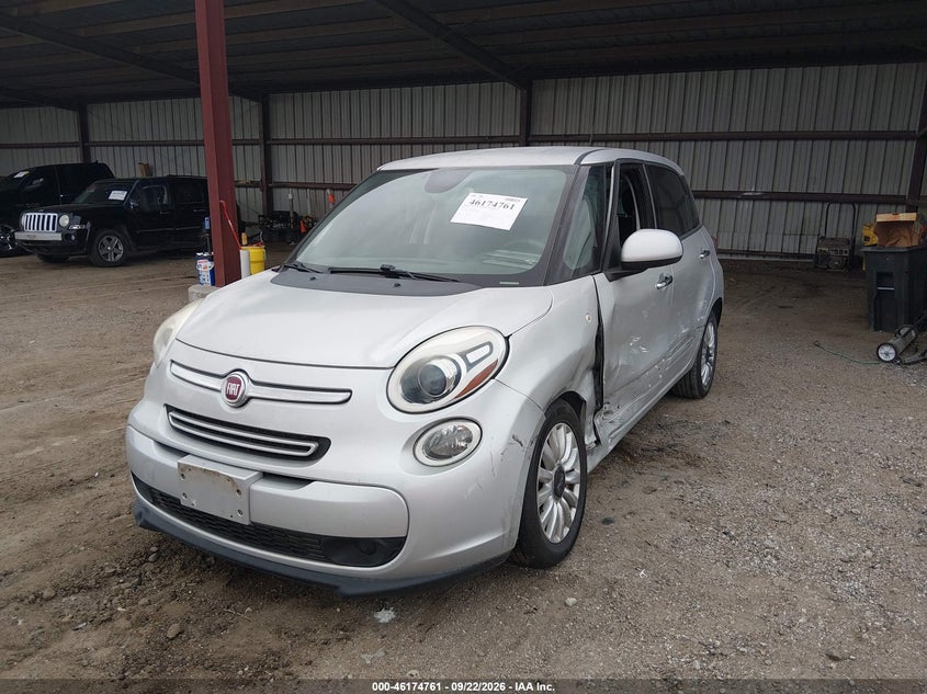 Vin: zfbcfabh4ez027356, lot: 46674621, fiat 500l easy 20142