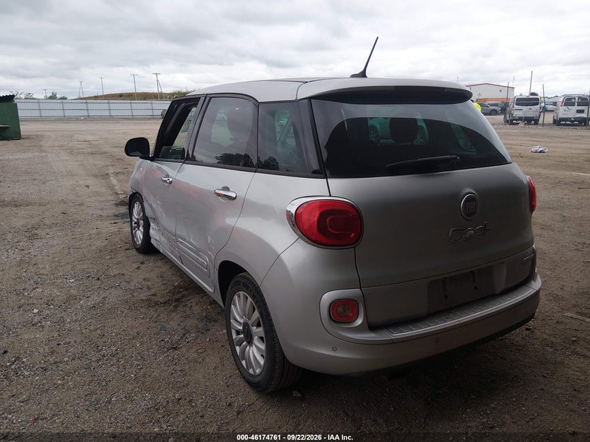 Vin: zfbcfabh4ez027356, lot: 46674621, fiat 500l easy 20143