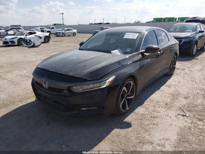 Vin: 1hgcv1f35ja225579, lot: 46674623, honda accord sport 20182
