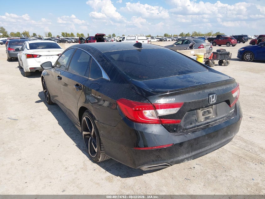 Vin: 1hgcv1f35ja225579, lot: 46674623, honda accord sport 20183