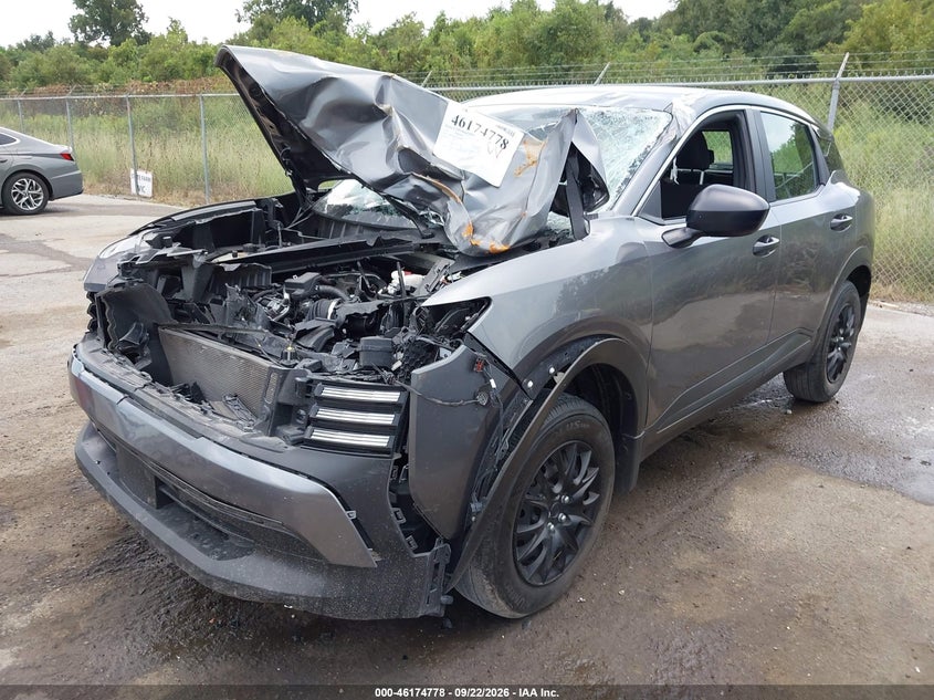 Vin: 3n8ap6ba3sl305964, lot: 46674638, nissan kicks s fwd 20252