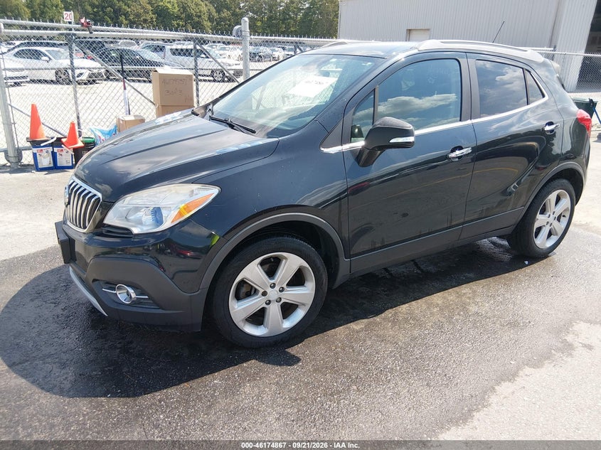 Vin: kl4cjbsb1fb090545, lot: 46674727, buick encore convenience 20152
