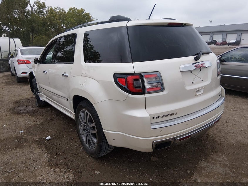 Vin: 1gkkvtkd8ej109890, lot: 46674737, gmc acadia denali 20143