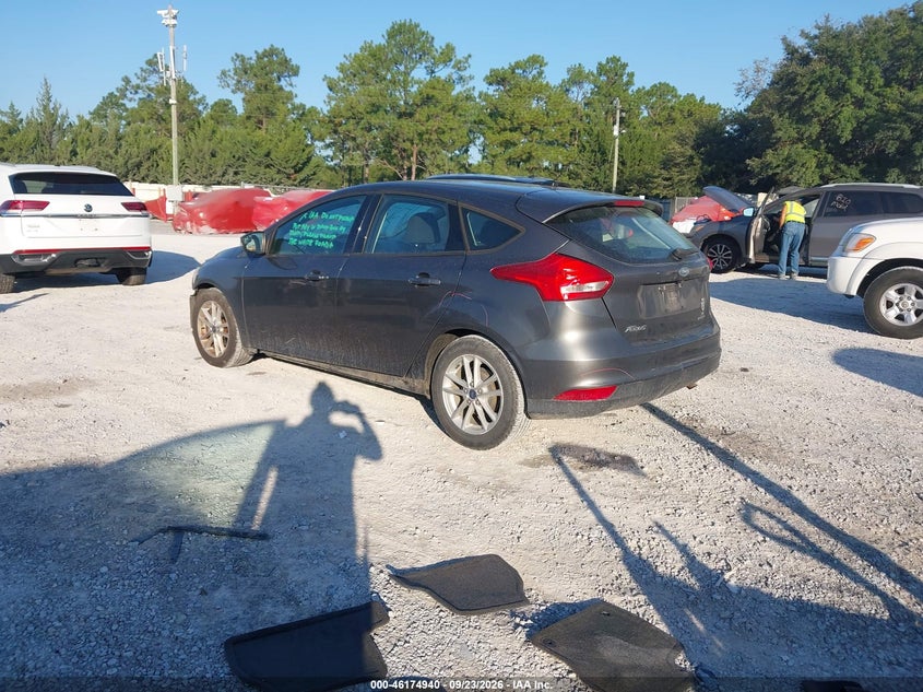 Vin: 1fadp3k22fl227782, lot: 46674800, ford focus se 20153