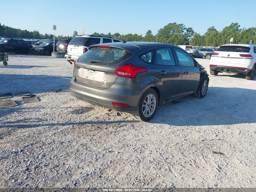 Vin: 1fadp3k22fl227782, lot: 46674800, ford focus se 20154