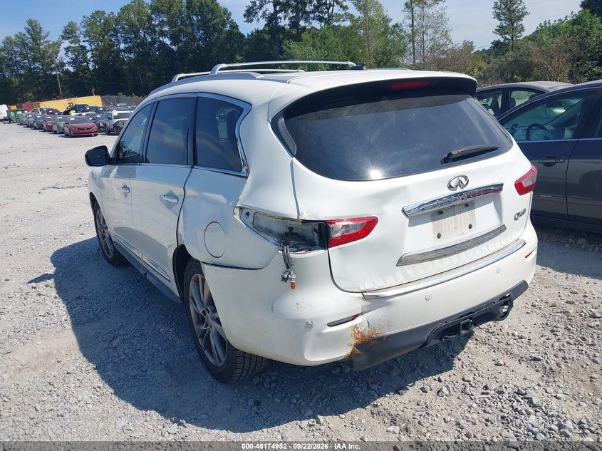 Vin: 5n1al0mm5ec541541, lot: 46674812, infiniti qx60 20143