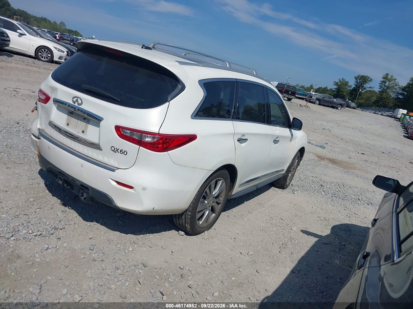 Vin: 5n1al0mm5ec541541, lot: 46674812, infiniti qx60 20144