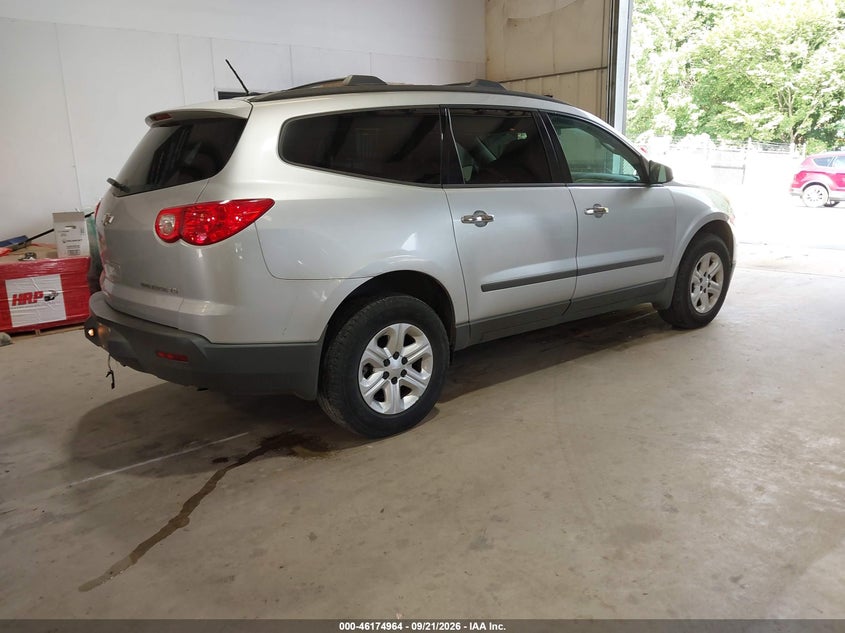 Vin: 1gnkvfed7cj413144, lot: 46674824, chevrolet traverse ls 20124