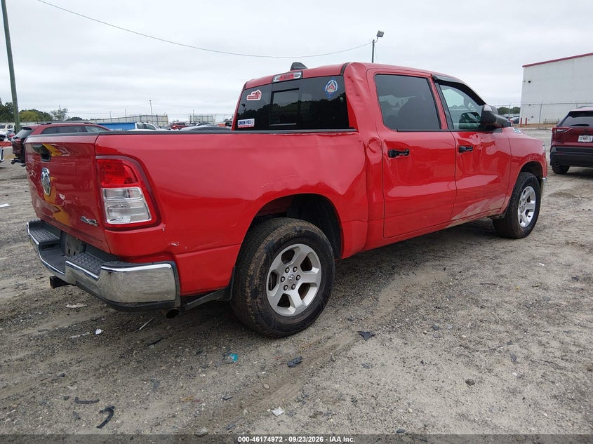 Vin: 1c6srfgt4kn626777, lot: 46674832, ram 1500 tradesman  4x4 5'7 box 20194