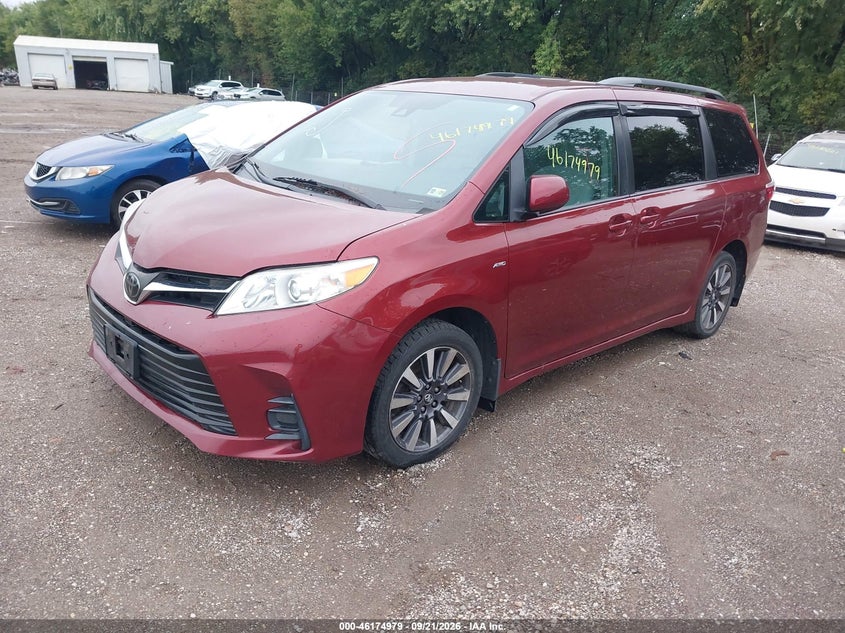 Vin: 5tdjz3dc3js204113, lot: 46674839, toyota sienna le 7 passenger 20182