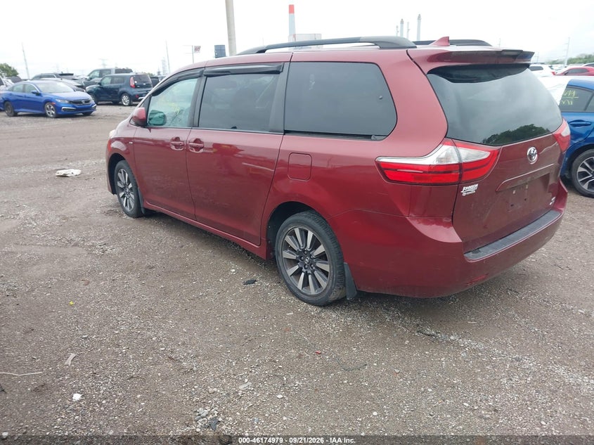 Vin: 5tdjz3dc3js204113, lot: 46674839, toyota sienna le 7 passenger 20183