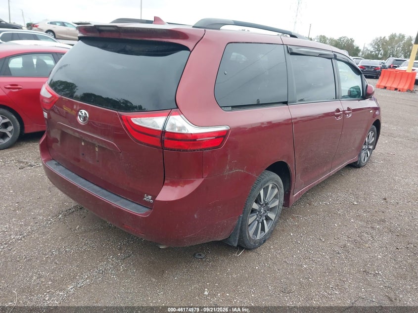 Vin: 5tdjz3dc3js204113, lot: 46674839, toyota sienna le 7 passenger 20184